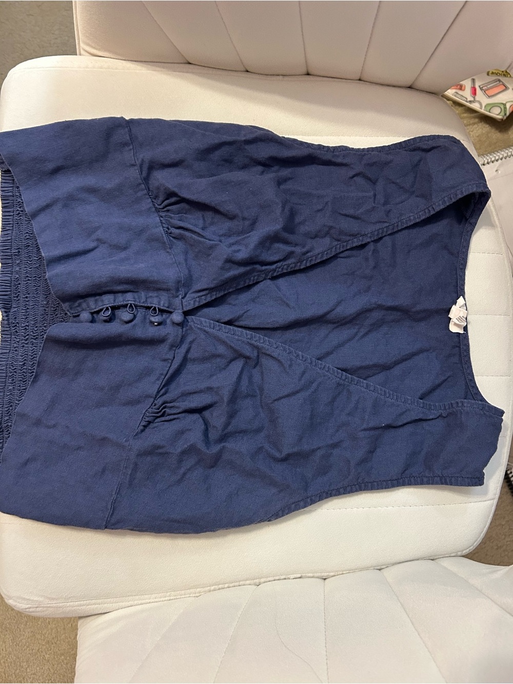 aerie Indigo Scoop Neck Tank Top